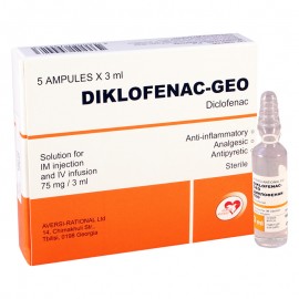 Диклофенак-Гео 75 мг/3 мл №5 амп.