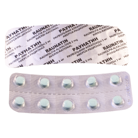 Raunatin, 2 mg №2000 tab.