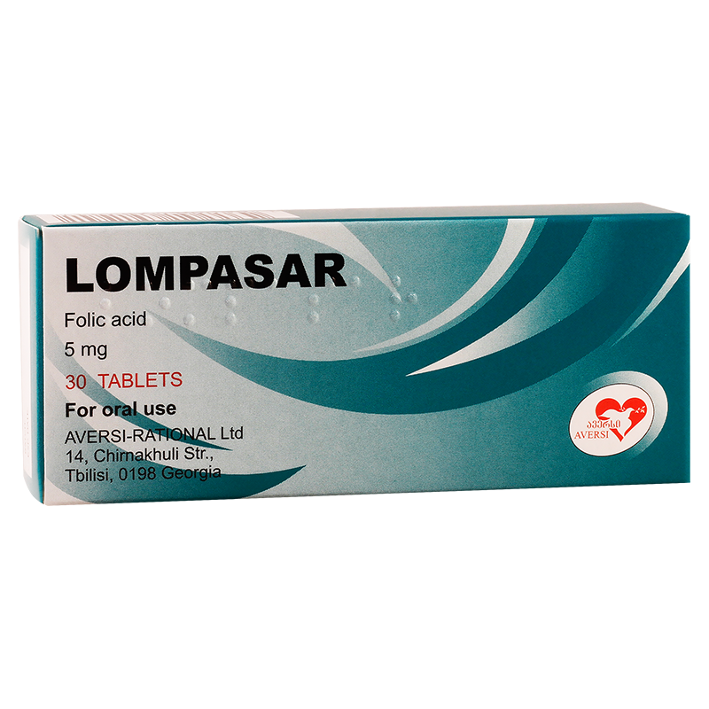 ლომპასარი 5 მგ №30 ტაბ.