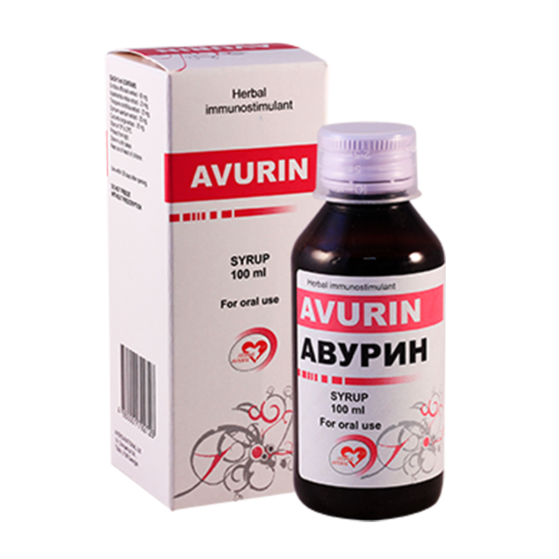 ავურინი 100მლ სიროფი