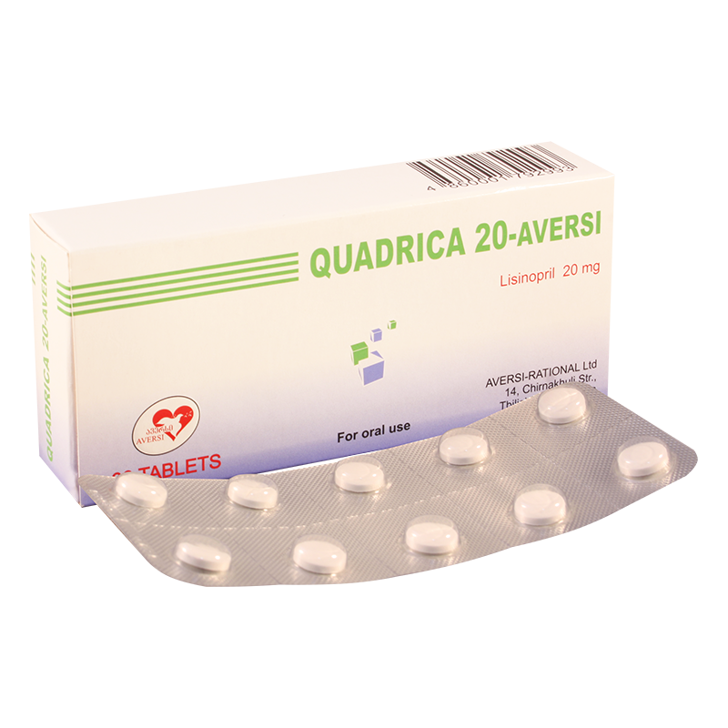 Квадрица 20-Аверси 20 мг №30 таб.