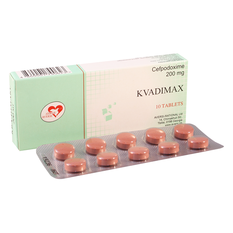 Kvadimax 200 mg №10 tab.