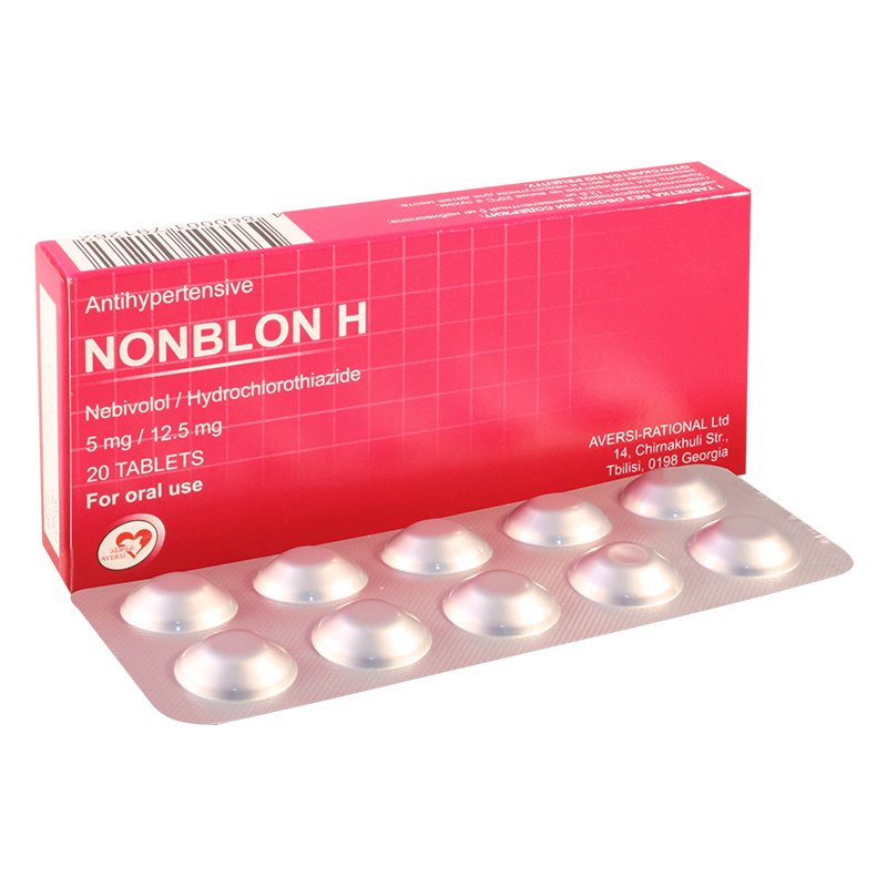 Nonblon H 5mg/12.5mg №20 tab.