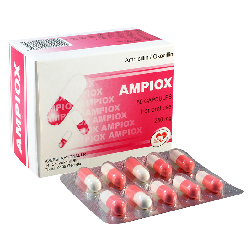 Ampiox 250 mg №50 caps.