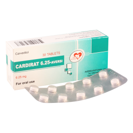 Cardirat 6.25-Aversi 6.25 mg №30 tab.
