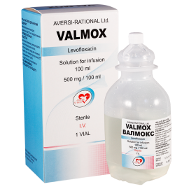 Валмокс 500 мг / 100 мл  100 мл раствор для инфузий №1 фл.