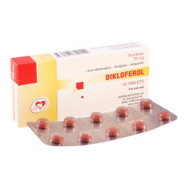 Dicloferol 50 mg №20 tab.