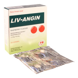 Лив-Ангин 1.2 мг/0.6 мг №16 таб. для рассасывания с ароматом малины