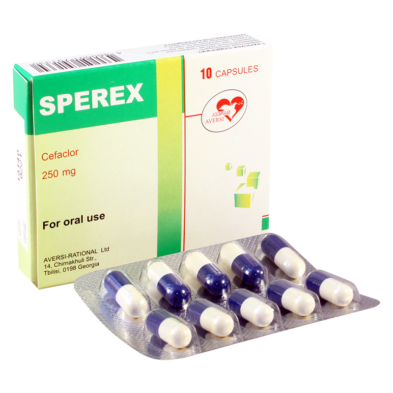 Сперекс 250 мг №10 капс.
