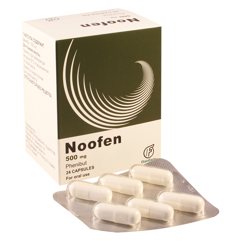 Noofen 500 mg №24 caps.