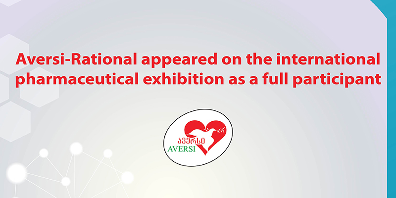 Aversi-Rational appeared on the international pharmaceutical exhibition as a full participant